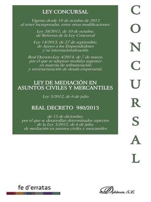 cover image of Ley 22/2003 de 9 de julio. Ley de Mediación en Asuntos Civiles y Mercantiles